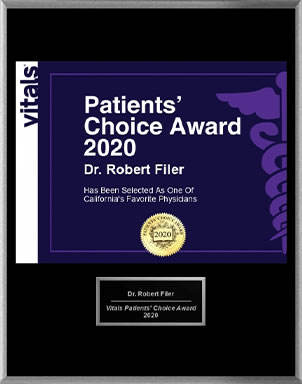 Dr. Filer Receives The 2020 Patients' Choice Award!