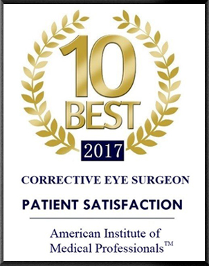 Dr. Filer Named One Of 2017's Best Corrective Eye Surgeons