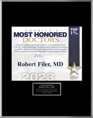 America’s Most Honored Doctors – Top 1% 2023